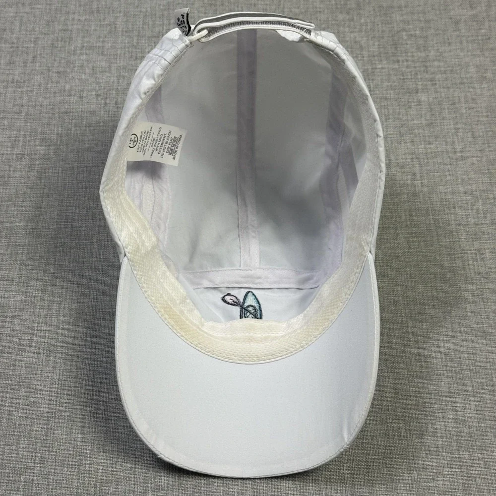 Life Is Good Active Fit Running 5-Panel Hat Cap Strap Back One Size White